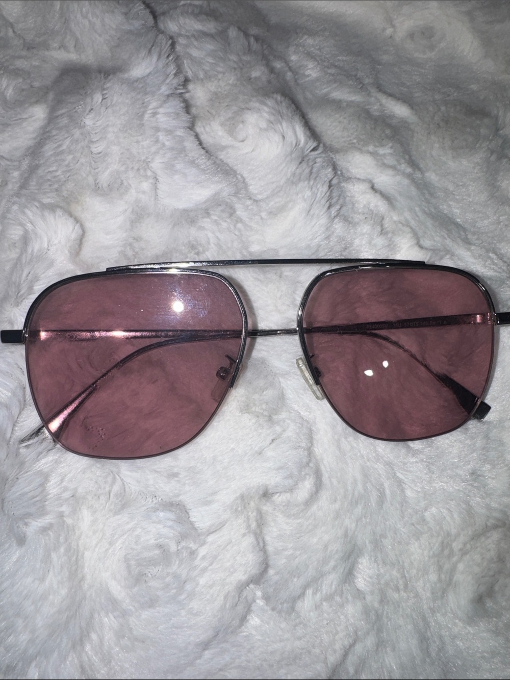 Fendi Zucca FF Logo Aviator Sunglasses